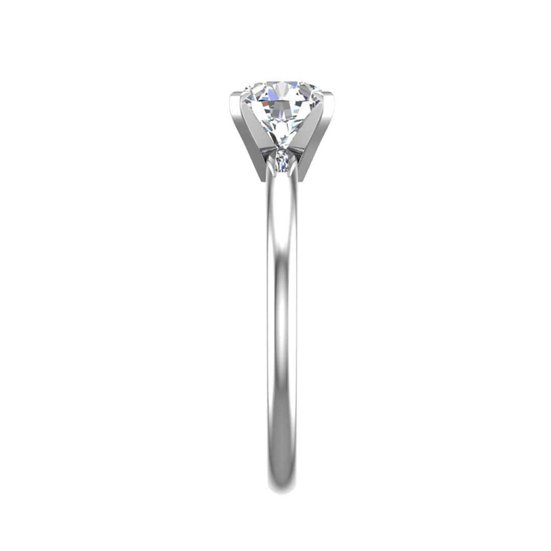 Korman Signature Leah 4 Prong Solitaire Semi Mount  Engagement Ring